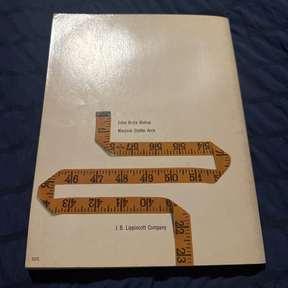 FASHION SEWING BY THE BISHOP METHOD Bishop/Arch JB LIPPINCOTT COMPANY Rare Book